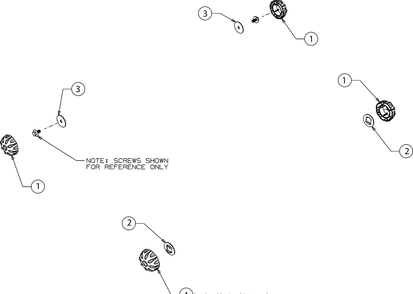 Hubcap Diagram and Parts List for XT1-LT46KH (13WPA1CT010)(2016) Cub Cadet Lawn Tractor